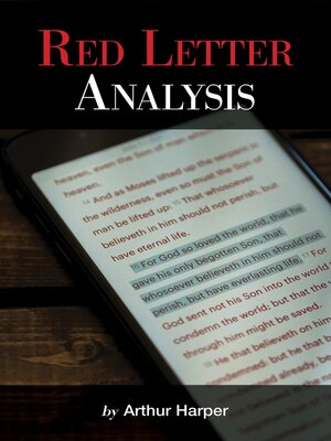 cover image of Red Letter Analysis